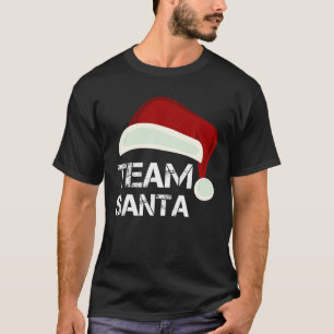チームサンタファミリー伝統クリスマススクワッドマッチ Tシャツ