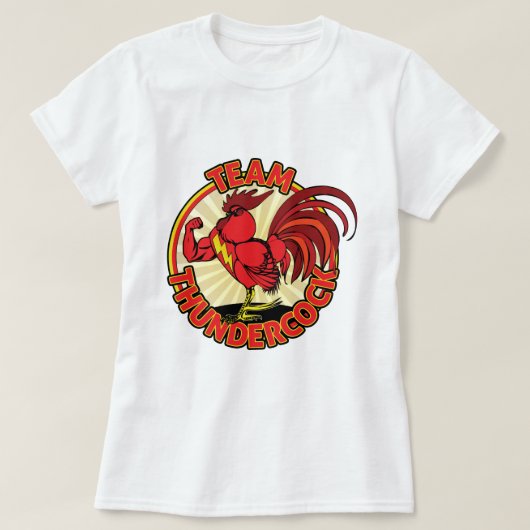 チームサンダーコック Tシャツ (デザイン正面)