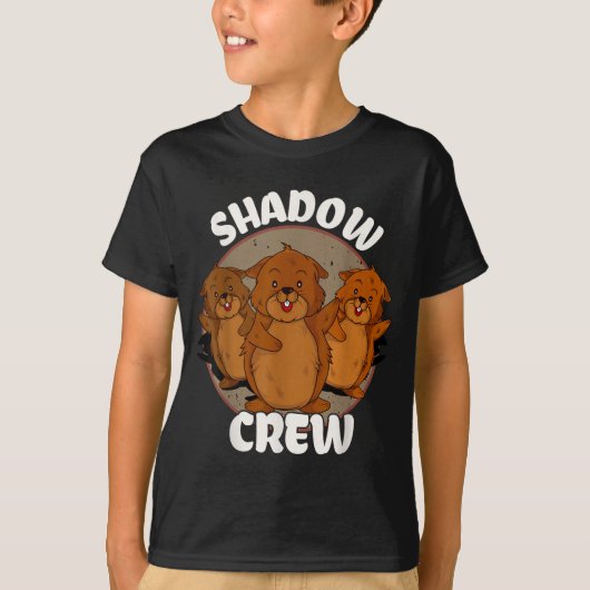 チームシャドウクルーグラウンドホッグデー Tシャツ (正面)