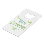 チームシャムロック クレジットカード栓抜き (裏面アングル)