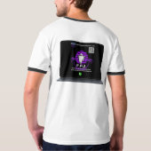 チームシャ実在ツを作成 Tシャツ (裏面)