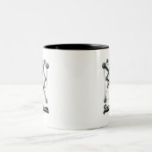 チームシリコン シリコン単位格子構造 ツートーンマグカップ (中央)