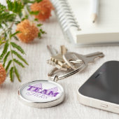 チームシルクスパープル キーホルダー (側面)