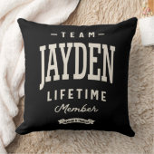 チームジェイデンのライフタイムパーソナライズされたメンバ名 クッション (ブランケット)
