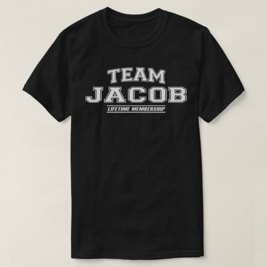 チームジェッ誇りを持ったコブ家族の姓、姓のギフト Tシャツ (デザイン正面)