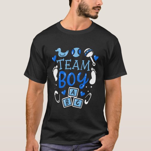 チームジェンダーがPy Kブルーのベビー発表 Tシャツ (正面)