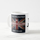 チームジェームズマグ コーヒーマグカップ (正面左)