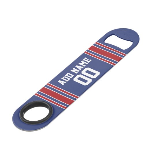 チームジャージストライプ名前をカスタムすると番号 スピード栓抜き (正面アングル)