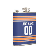 チームジャージストライプ名前をカスタムすると番号 フラスク (右)