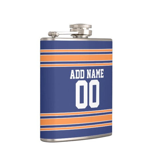 チームジャージストライプ名前をカスタムすると番号 フラスク (右)
