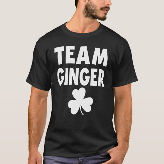 チームジンジャーSt patricks dayユーモアF飲み Tシャツ (正面)