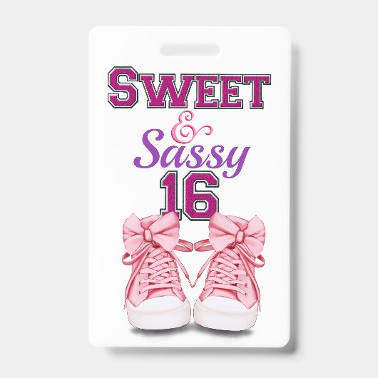 チームスウィート16バッジ – 戻る バッジ (正面)