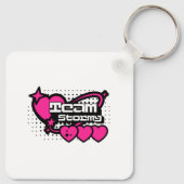 チームストーミーでチームスピリットを表示 – Tee gift キーホルダー (裏面)