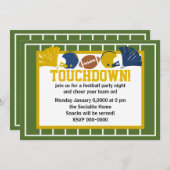 チームスピリット-フットボール 招待状 (正面/裏面)