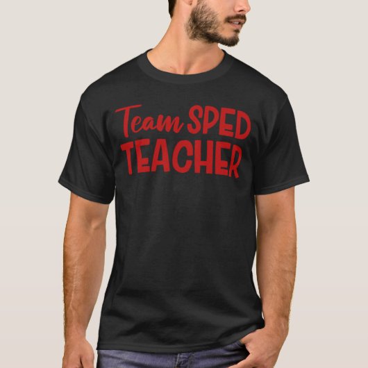 チームスペード先生特殊教育推進装置 Tシャツ (正面)