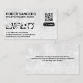 チームスポーツアイコン | QR名刺 名刺 (正面/裏面)