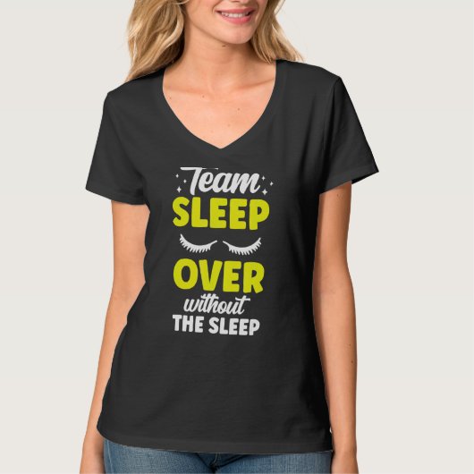 チームスリープワンナイトキュートPa Tシャツ (正面)