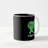 チームセロリ健康野菜1 ツートーンマグカップ (正面右)