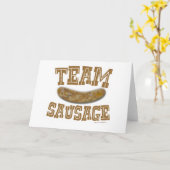 チームソーセージ カード (黄色い花)