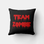 チームゾンビ赤血オンブラック クッション (裏面)
