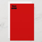 チームゾンビ 便箋 (正面/裏面)