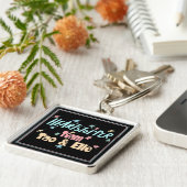 チームタオアンドエルブラック キーホルダー (側面)