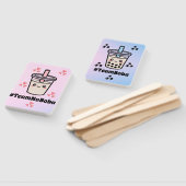 #チームタピオカ #チームタピオカなし 性別発表 ハンドファン (組立なし)