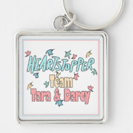 チームタラとダーシーホワイト キーホルダー