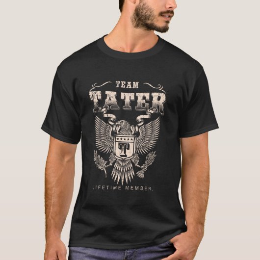 チームターターの有効期間メンバー – ターター名 Tシャツ (正面)