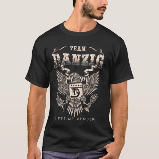 チームダンツィヒのライフタイムメンバー – Danzigの名前 Tシャツ (正面)