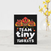 チームチニーターキーキュート感謝祭の日ニクナース カード (黄色い花)