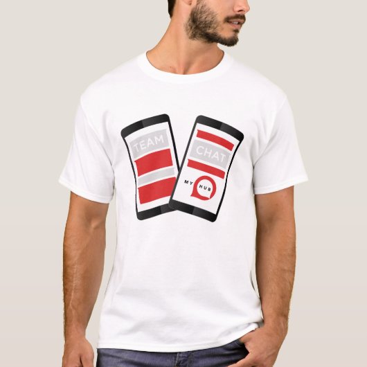 チームチャットTシャツ Tシャツ (正面)