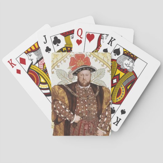 チームチューダー – Tudor King Henry VIII of England トランプ (裏面)