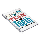 チームティース歯科分隊スタッフ歯科医師衛生士 ノートブック (右側)