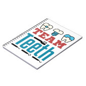 チームティース歯科分隊スタッフ歯科医師衛生士 ノートブック (左側)