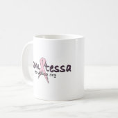 チームテッサのデラックスなコーヒー・マグ コーヒーマグカップ (正面左)