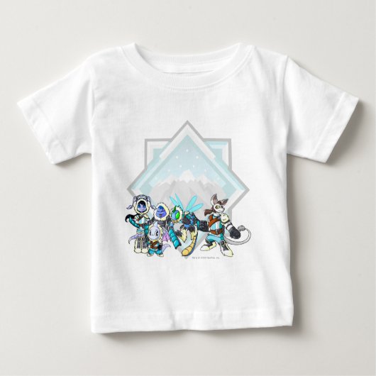 チームテロルマウンテングループ ベビーTシャツ (正面)