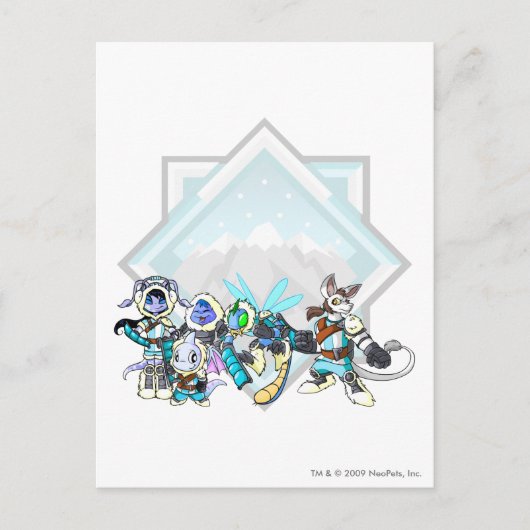 チームテロルマウンテングループ ポストカード (正面)