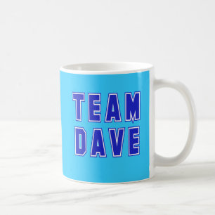 チームデーブTシャツおよびプロダクト コーヒーマグカップ
