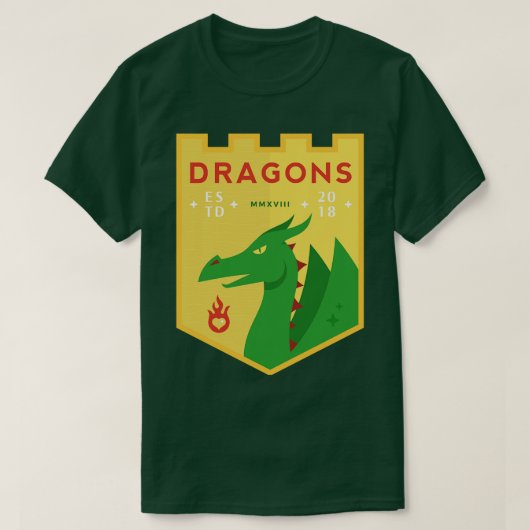 チームドラゴン Tシャツ (デザイン正面)
