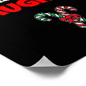 チームナいけなイスホリおもしろいークリスマスTシャツ ポスター (角)