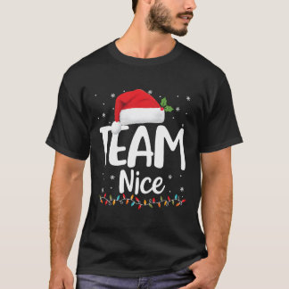 チームナイスシャツニースおもしろいサいけなンタクリスマス Tシャツ