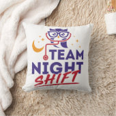 チームナイトシフト病院ドクターナーススタッフ クッション (ブランケット)