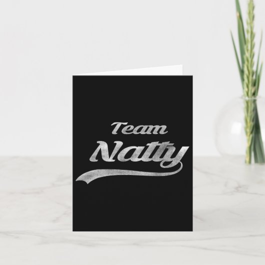 チームナチュラルアンチジュースフィットネス – メンズブラックショア カード (正面)