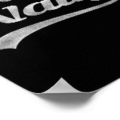 チームナチュラルアンチジュースフィットネス – メンズブラックショア ポスター (角)