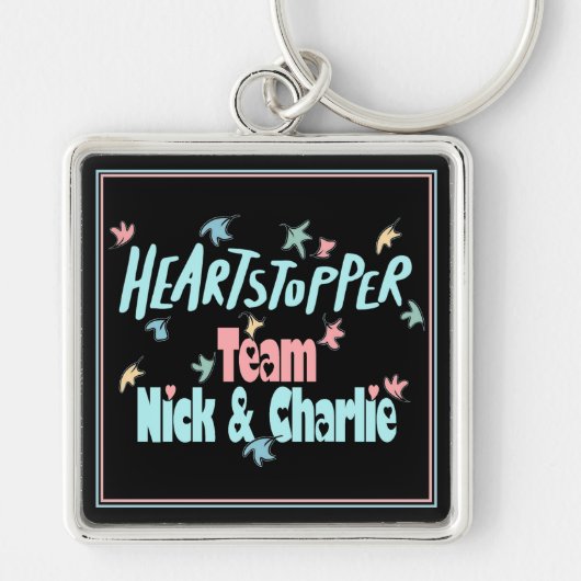 チームニックとチャーリーブラック キーホルダー (正面)