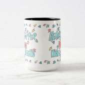 チームニックとチャーリーホワイト ツートーンマグカップ (中央)