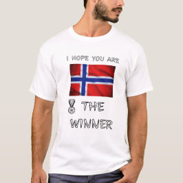 チームノルウェーウィンタースポーツプライドヘリテージブルー Tシャツ
