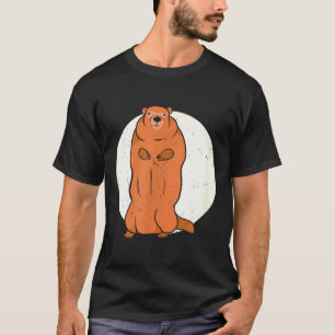 チームノーシャドウクルーグラウンドホッグ満月グラウンドホッグ Tシャツ