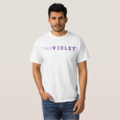 チームバイオレット Tシャツ (正面フル)